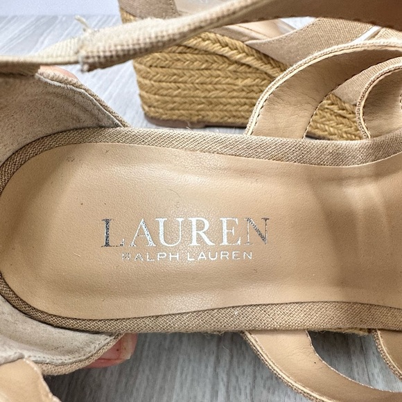 Lauren By Ralph Lauren Womens Kelcie Fabric
Open Toe Casual Espadrille Sandals - Picture 10 of 12